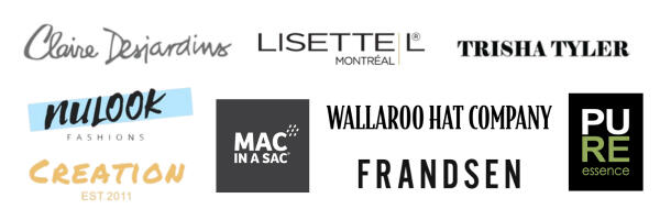 Other brands at KCs Claire Desjardins, Lisette L. and Trisha Tyler, NuLook Fashions and Creation, Mac in a Sac, Pure Essence, Frandsen Denmark, Wallaroo Hats